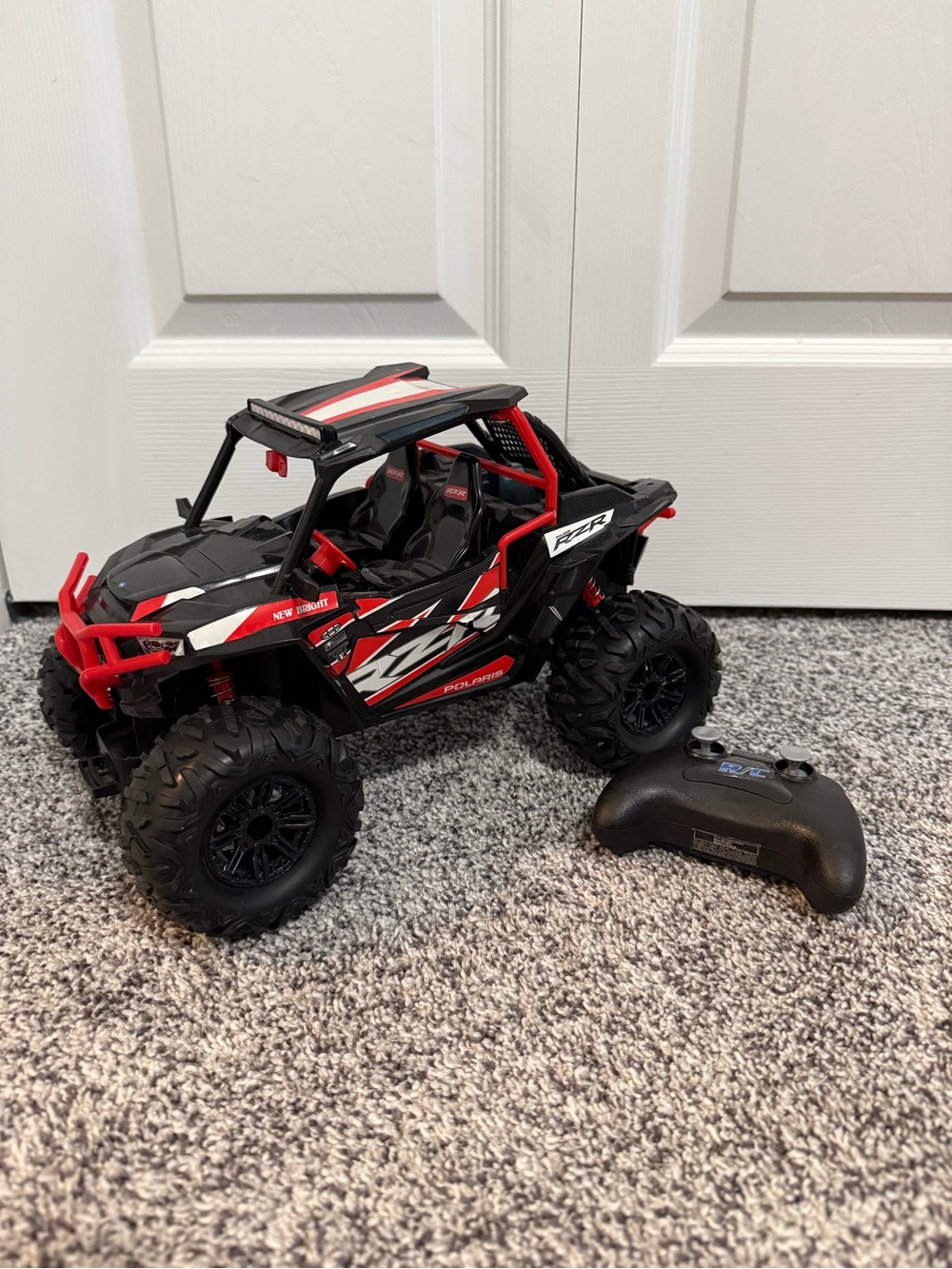 Black and Red RC Remote Control Off-Road ATV  - Kids Toys